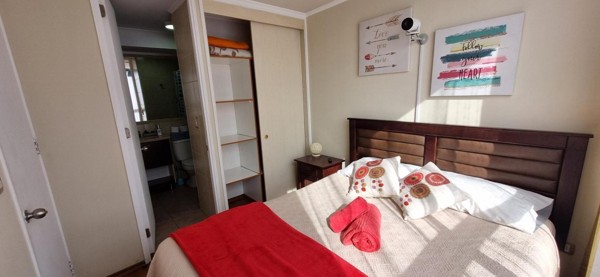 Departamento Completo Con Vista A La Ciudad, A Pasos Del Metro Santa Isabel, Barrio Italia, Providencia * Santiago