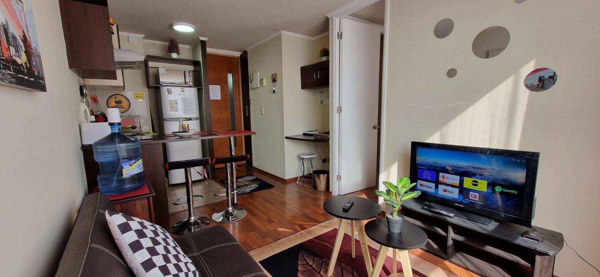 Apartment Departamento Completo Con Vista A La Ciudad, A Pasos Del Metro Santa Isabel, Barrio Italia, Providencia Santiago