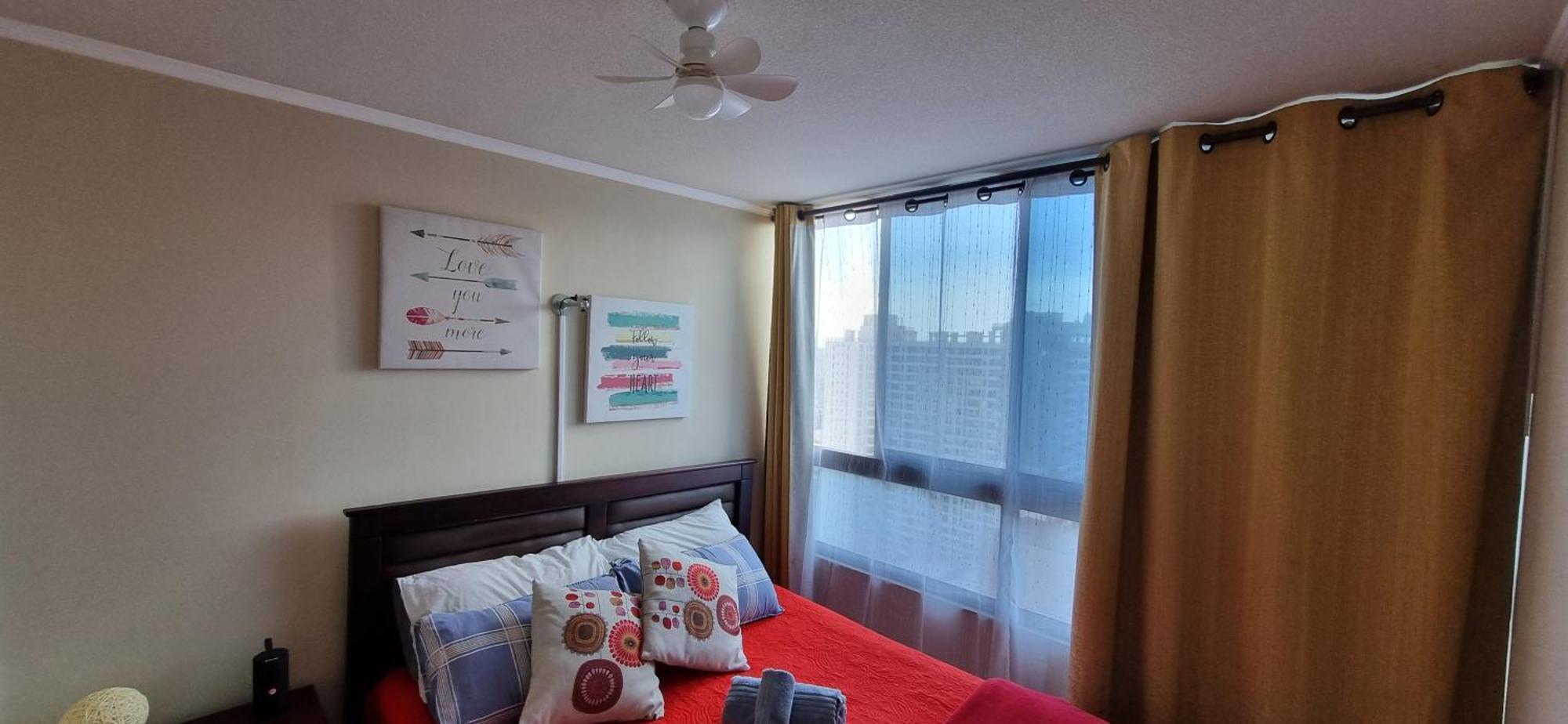 Departamento Completo Con Vista A La Ciudad, A Pasos Del Metro Santa Isabel, Barrio Italia, Providencia Apartment Santiago